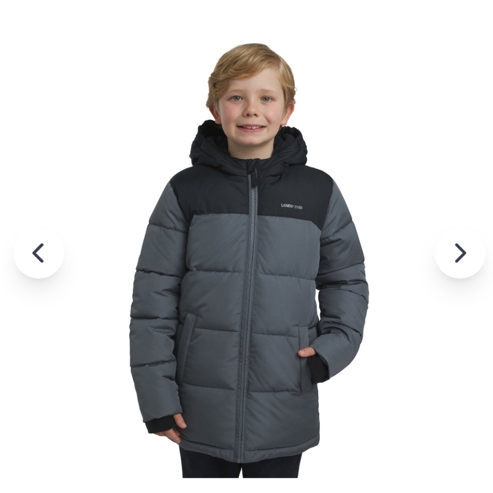 Land's End Hooded Youth Parka Jacket nwt
